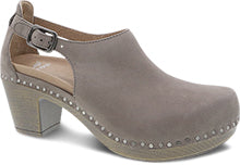 Sassy Milled Burnished Heel in Taupe