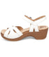 Season Fancy Clog Sandal in White