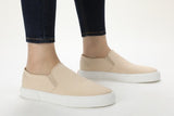 Groove Canvas Slip-on Shoe in Semolina CLOSEOUTS