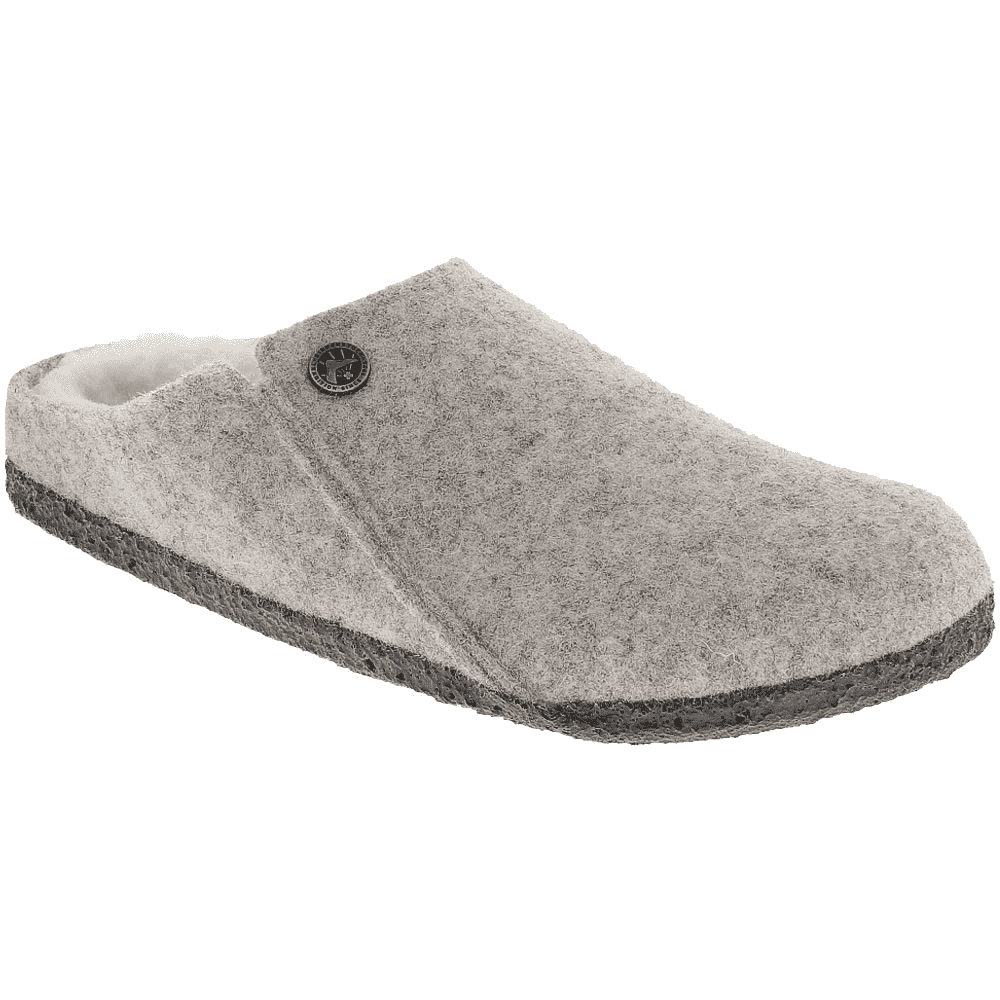 Zermatt Shearling Mule Slipper in Light Grey