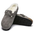 Boston Shearling Mule in Stone Coin