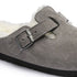 Boston Shearling Mule in Stone Coin