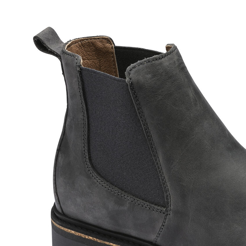 Stalon Nubuck Leather Boot in Graphite