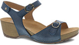 Tricia Ankle Strap Sandal in Blue