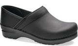 The Professional Clog in Black Oiled Leather