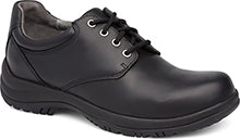 Walker Black Slip Resistant Leather Oxford