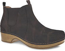 Becka Oiled Pull Up Boot in Brown