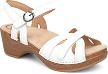 Season Fancy Clog Sandal in White