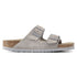 Arizona Soft Footbed Sandal in Stone Coin Leather