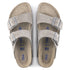 Arizona Soft Footbed Sandal in Stone Coin Leather