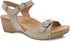 Tricia Ankle Strap Sandal in Linen