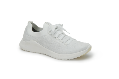 Carly Lace Up Sneaker in White