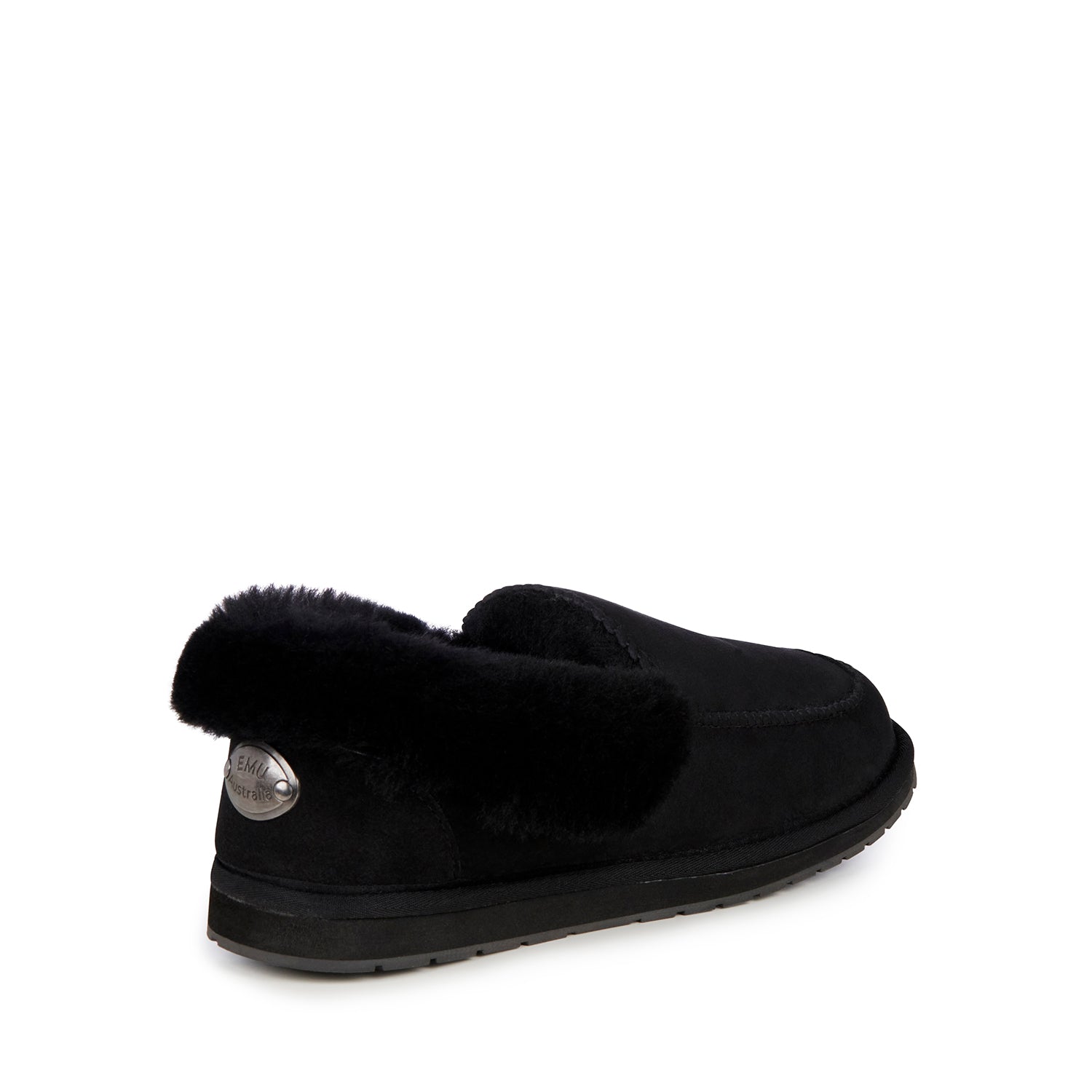 Platinum Made in AU Murray Fold Down Slipper in Black