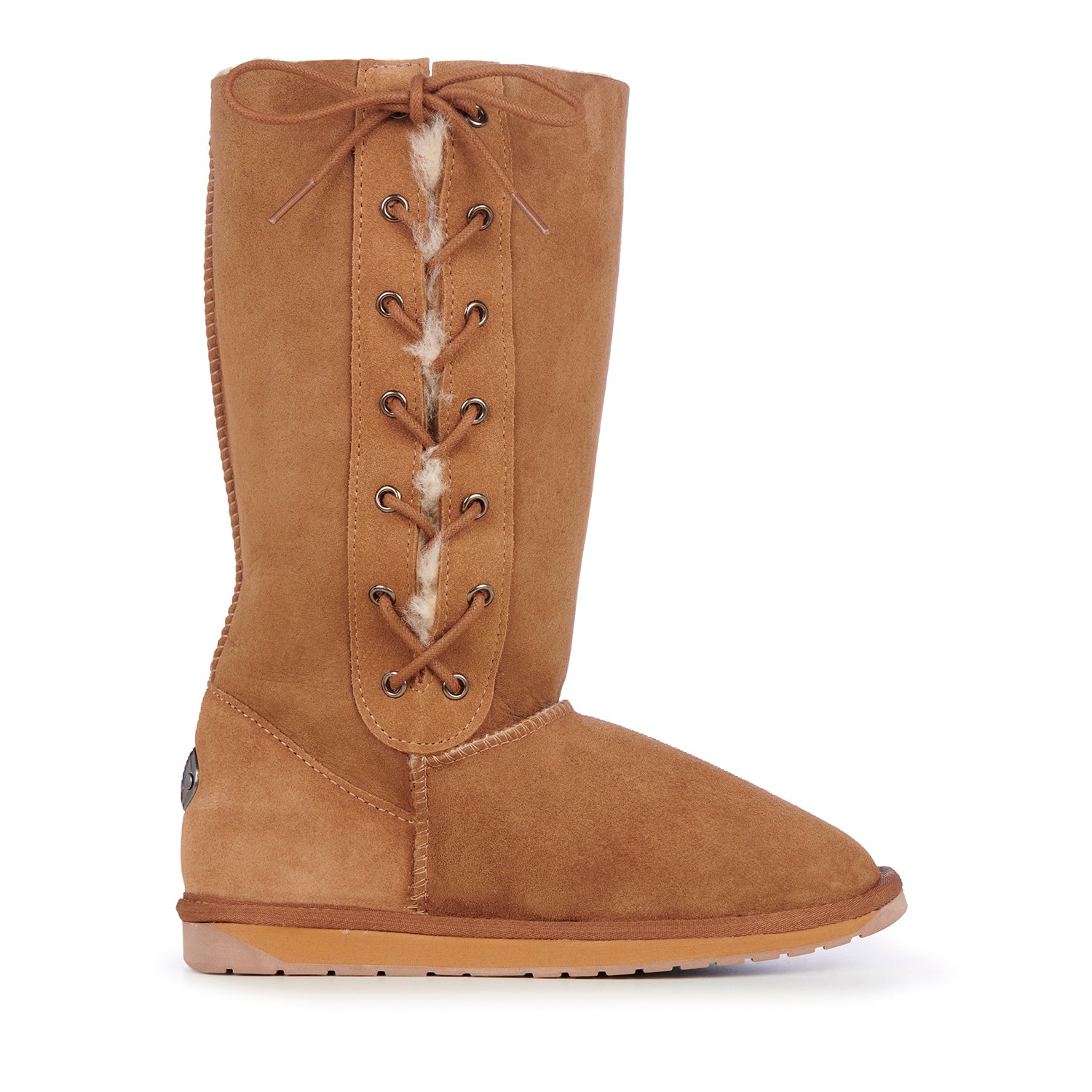 Platinum Made in AU Hi Lace Up Boot in Chestnut'