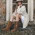 Platinum Made in AU Hi Lace Up Boot in Chestnut'