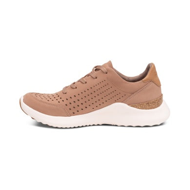 Laura Lace Up Sneaker in Almond CLOSEOUTS