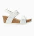 Lissia Lightweight Walking Wedge Sandal in White