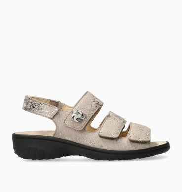 Giorgina Walking Sandal with Full Orthotic in Taupe CLOSEOUTS