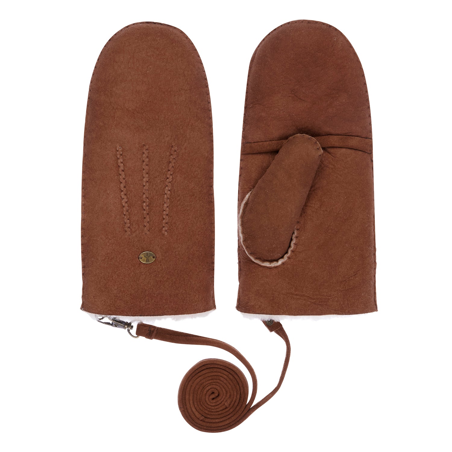 Birrarung Sheepskin Gloves in Tawny