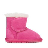 Toddle Sheepskin Baby Boot in Deep Pink CLOSEOUTS