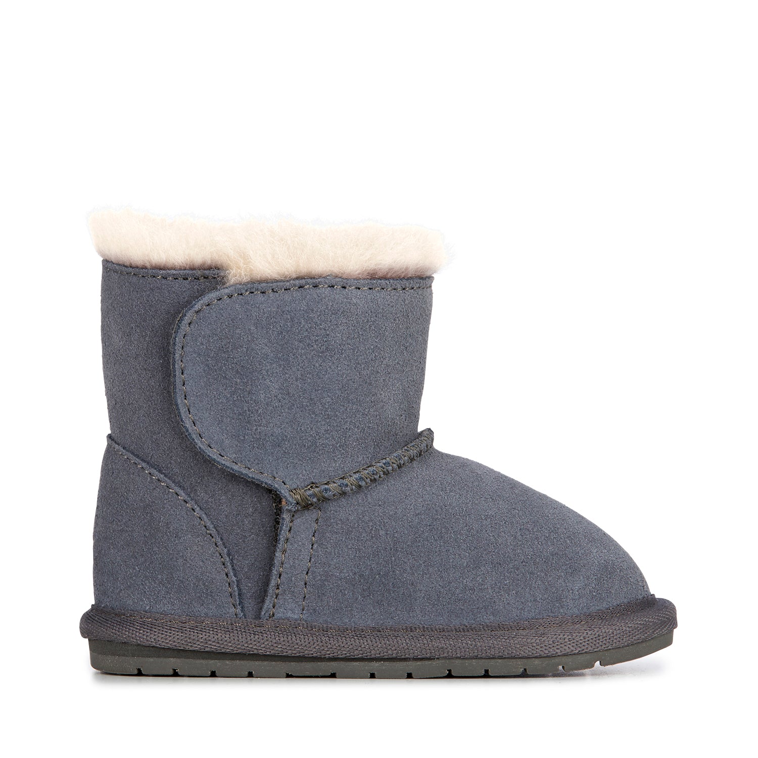 Toddle Sheepskin Baby Boot in Grey CLOSEOUTS