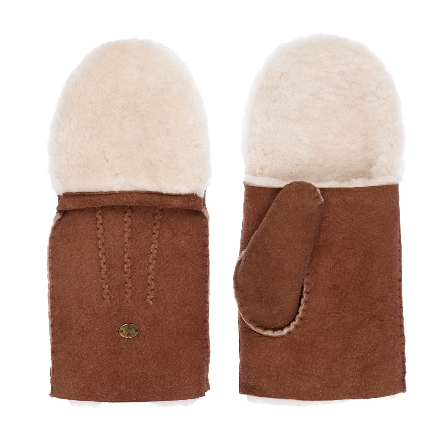 Birrarung Sheepskin Gloves in Tawny