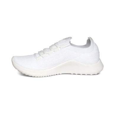 Carly Lace Up Sneaker in White