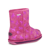 Rainbow Unicorn Brumby Boot in Deep Pink CLOSEOUTS