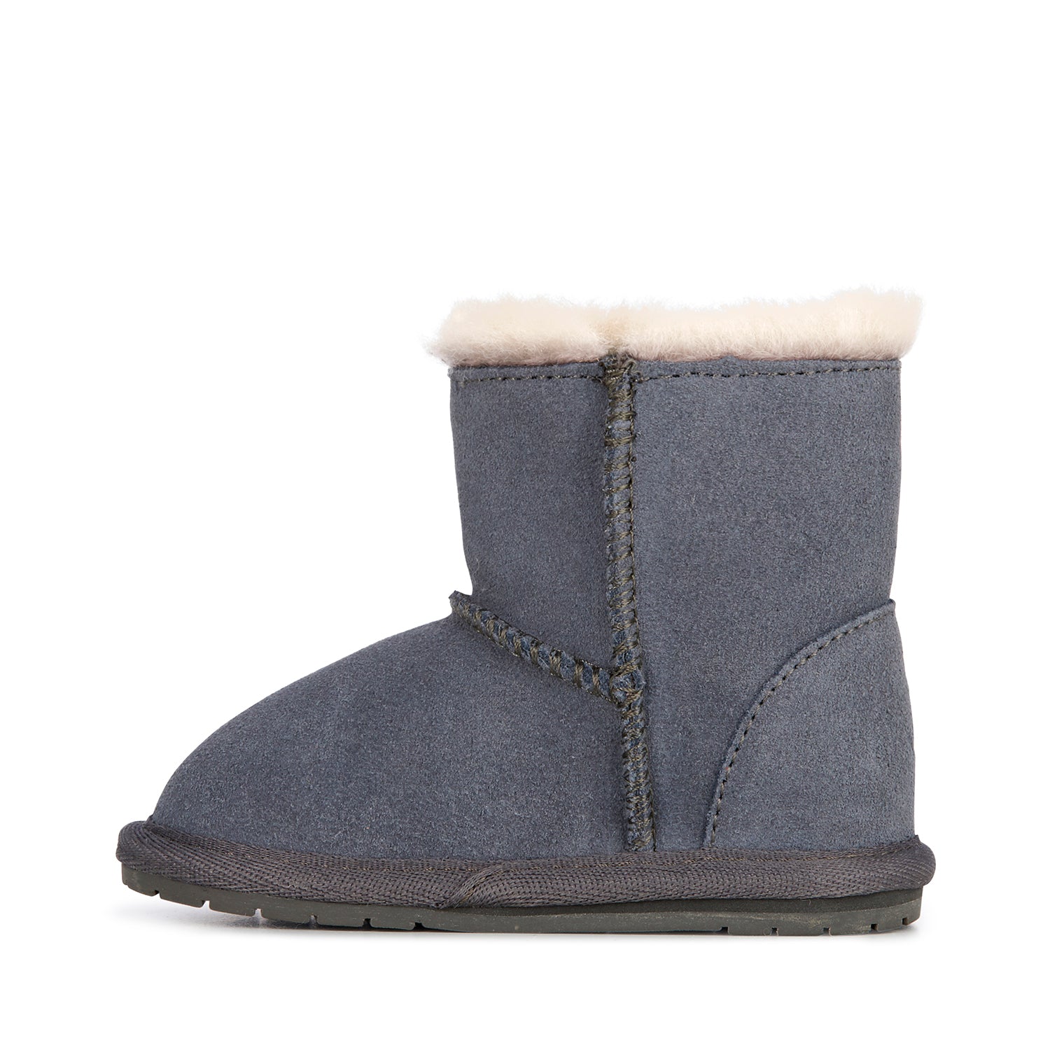 Toddle Sheepskin Baby Boot in Grey CLOSEOUTS