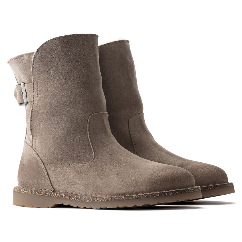 Uppsala Shearling Mid-high Boot in Gray Taupe