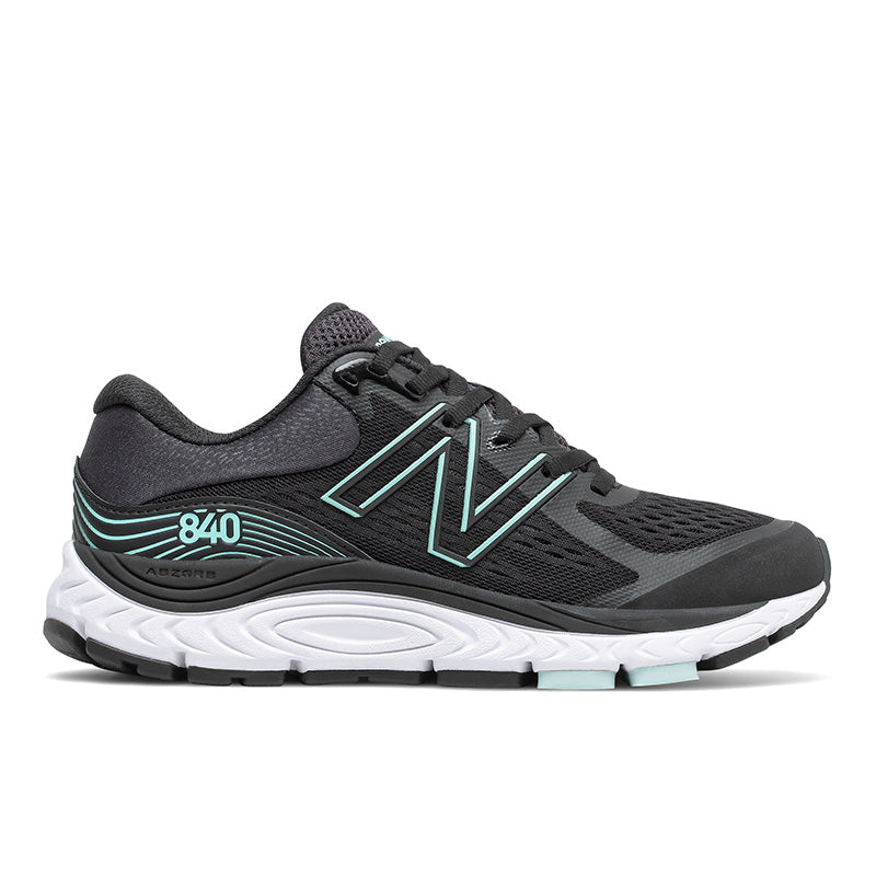 Women's 840 Black with Storm Blue V5