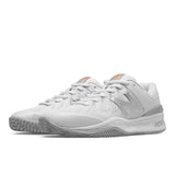 Women's Court 1006 White with Silver V1