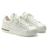 Bend Leather Panel Sneaker in White