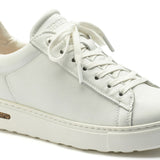 Bend Leather Panel Sneaker in White
