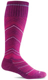Full Flattery Wide Calf Fit - Moderate Graduated Compression Socks in Violet