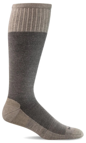 Basic Moderate Graduated Compression Socks in Putty