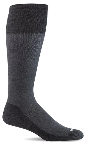 Basic Moderate Graduated Compression Socks in Black