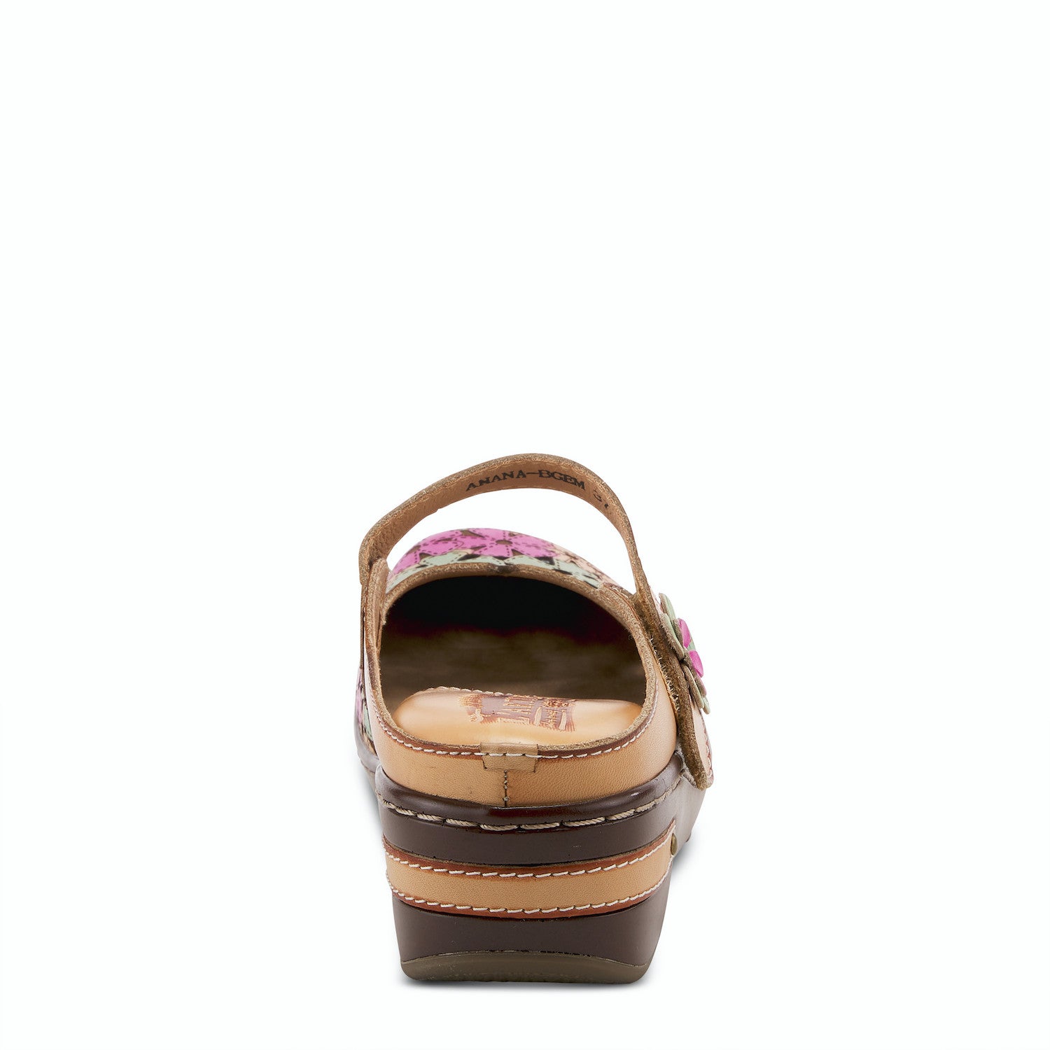 Anana Mary Jane Mule in Beige Multi CLOSEOUTS